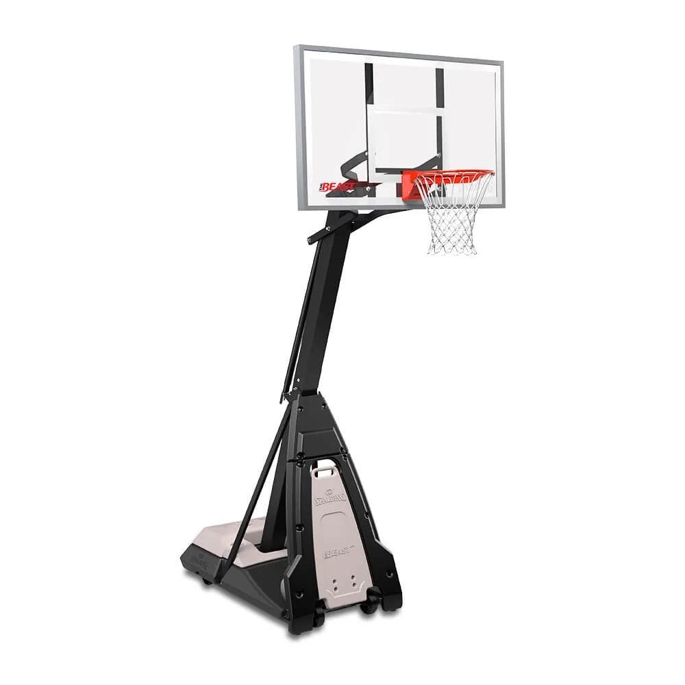 The Beast - 60 Inch Glass Portable Basketball Hoop