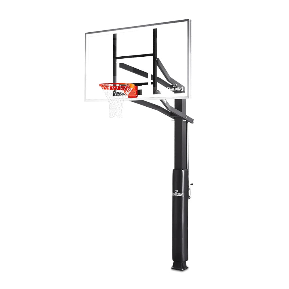 U-Turn Pro™ 60 Inch Glass In-Ground Basketball Hoop