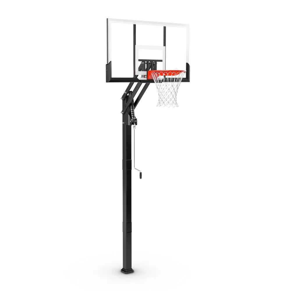 U-Turn™ 54 Inch Acrylic In-Ground Basketball Hoop